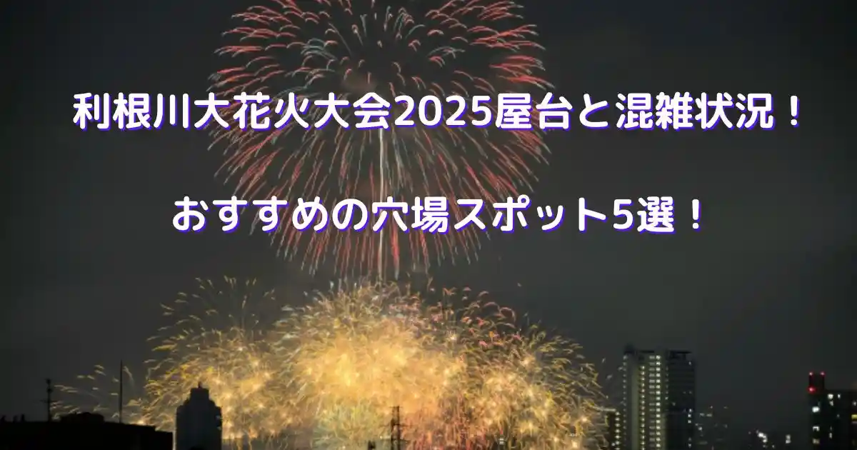 利根川大花火大会2025