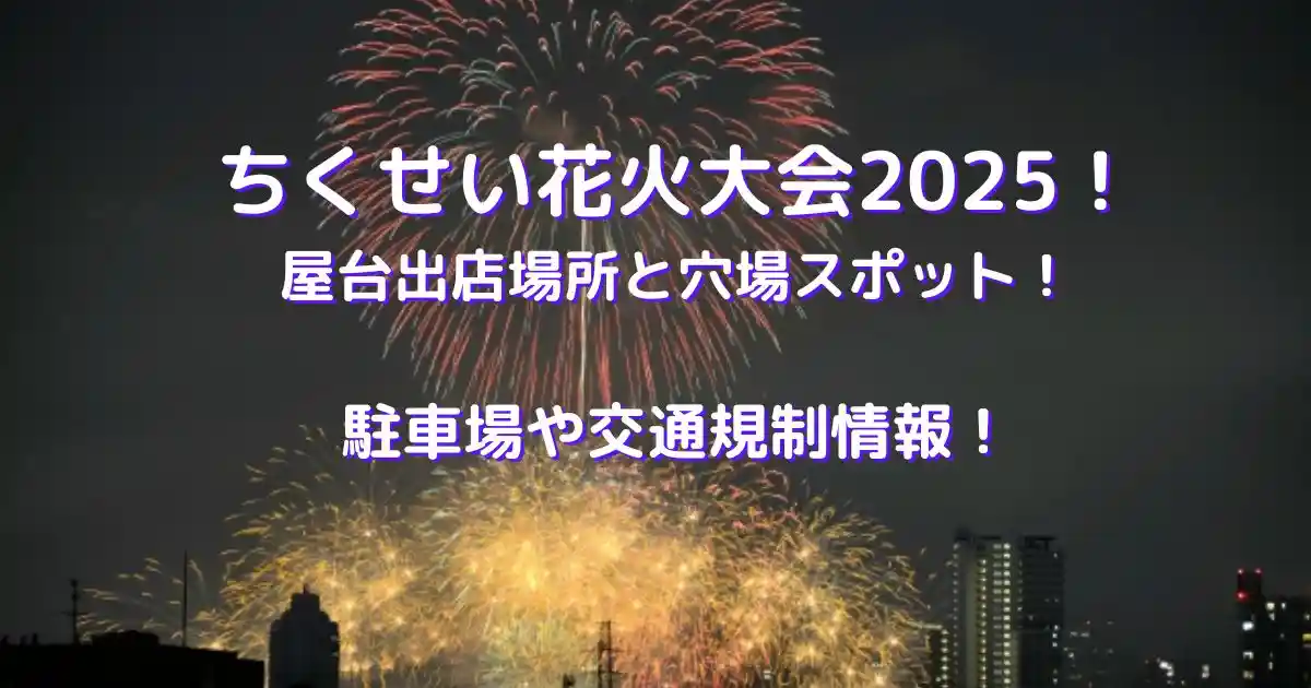 ちくせい花火大会